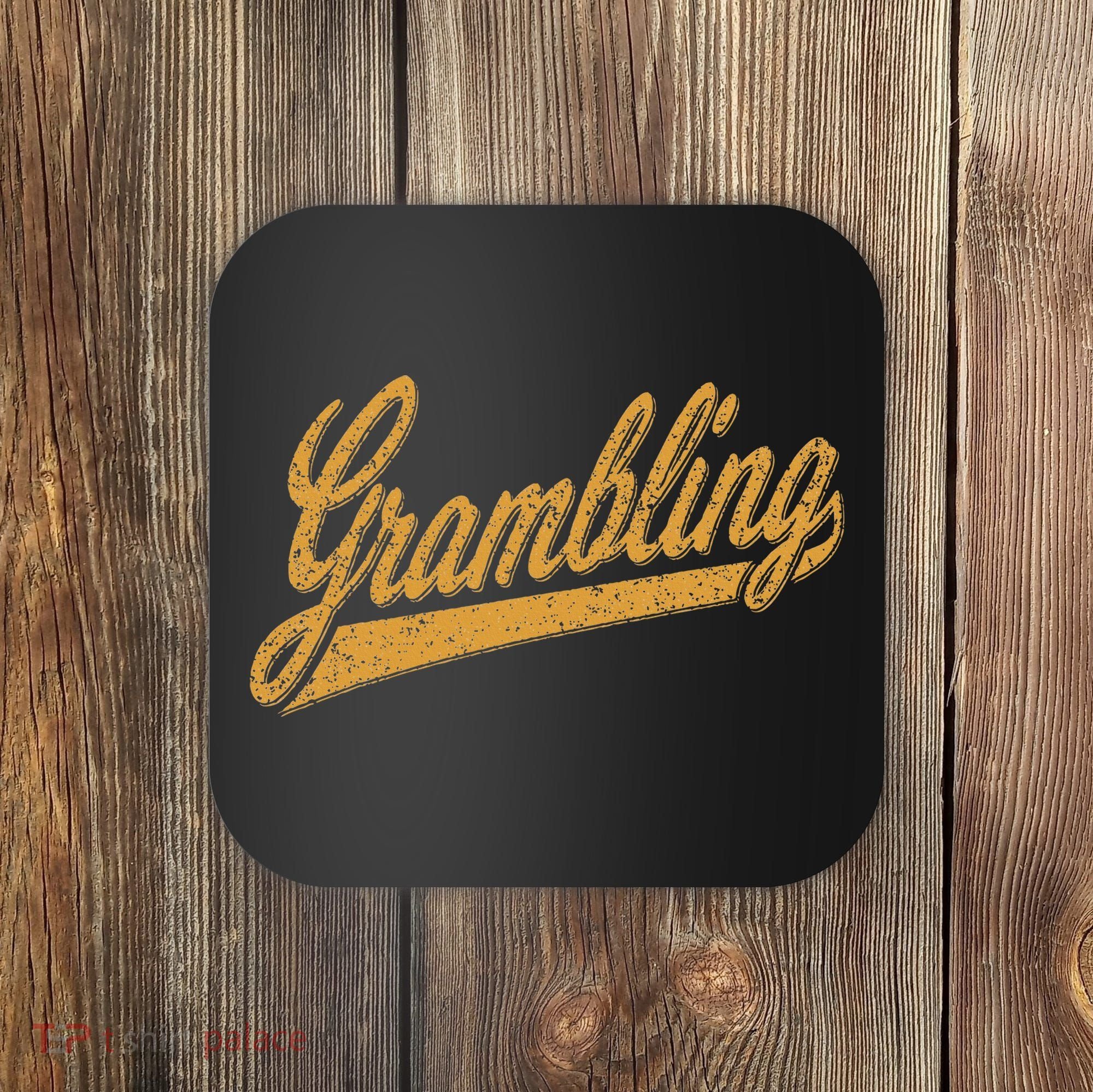 City Of Grambling La Varsity Script Sports Jersey Style Coaster