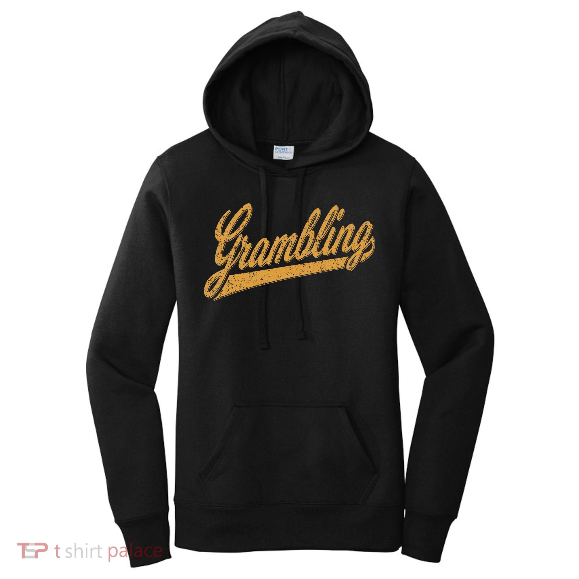 City Of Grambling La Varsity Script Sports Jersey Style Women's Hoodie