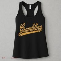 City Of Grambling La Varsity Script Sports Jersey Style Women's Tank Top thumb 3