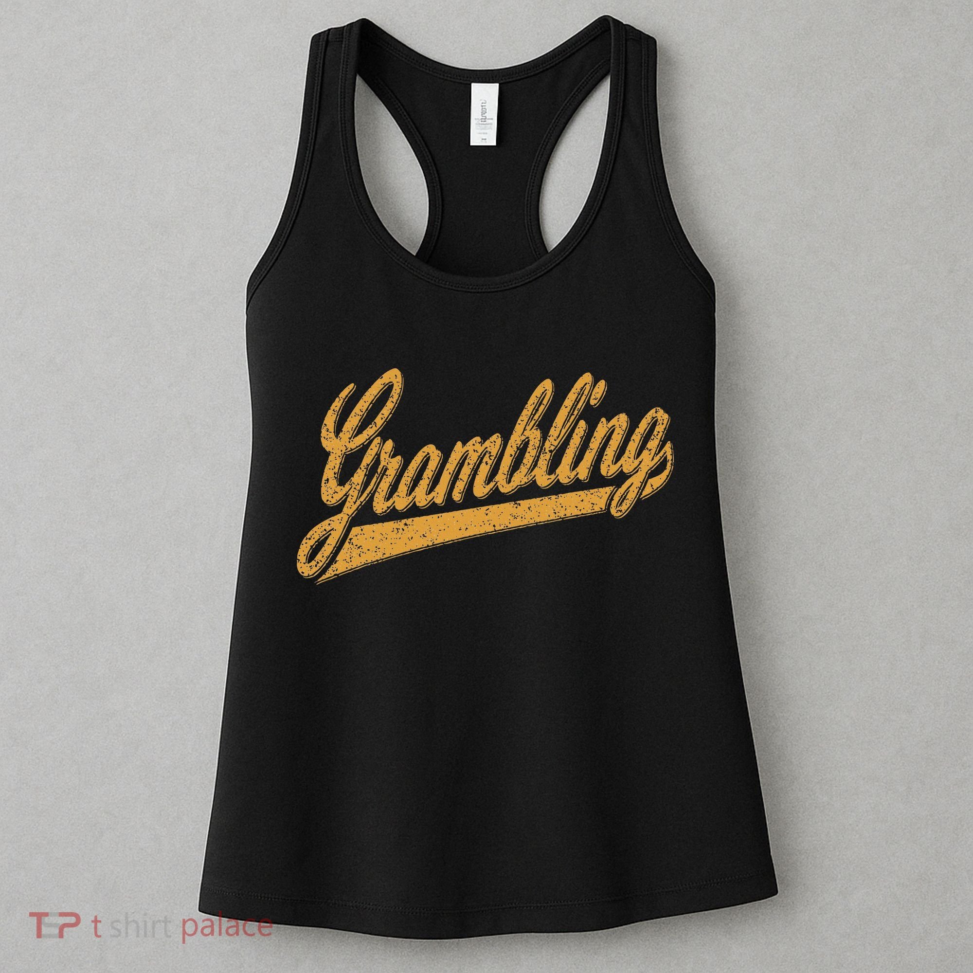 City Of Grambling La Varsity Script Sports Jersey Style Women's Tank Top