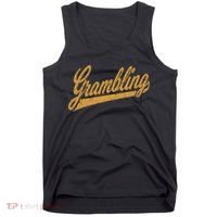 City Of Grambling La Varsity Script Sports Jersey Style Tank Top thumb 0