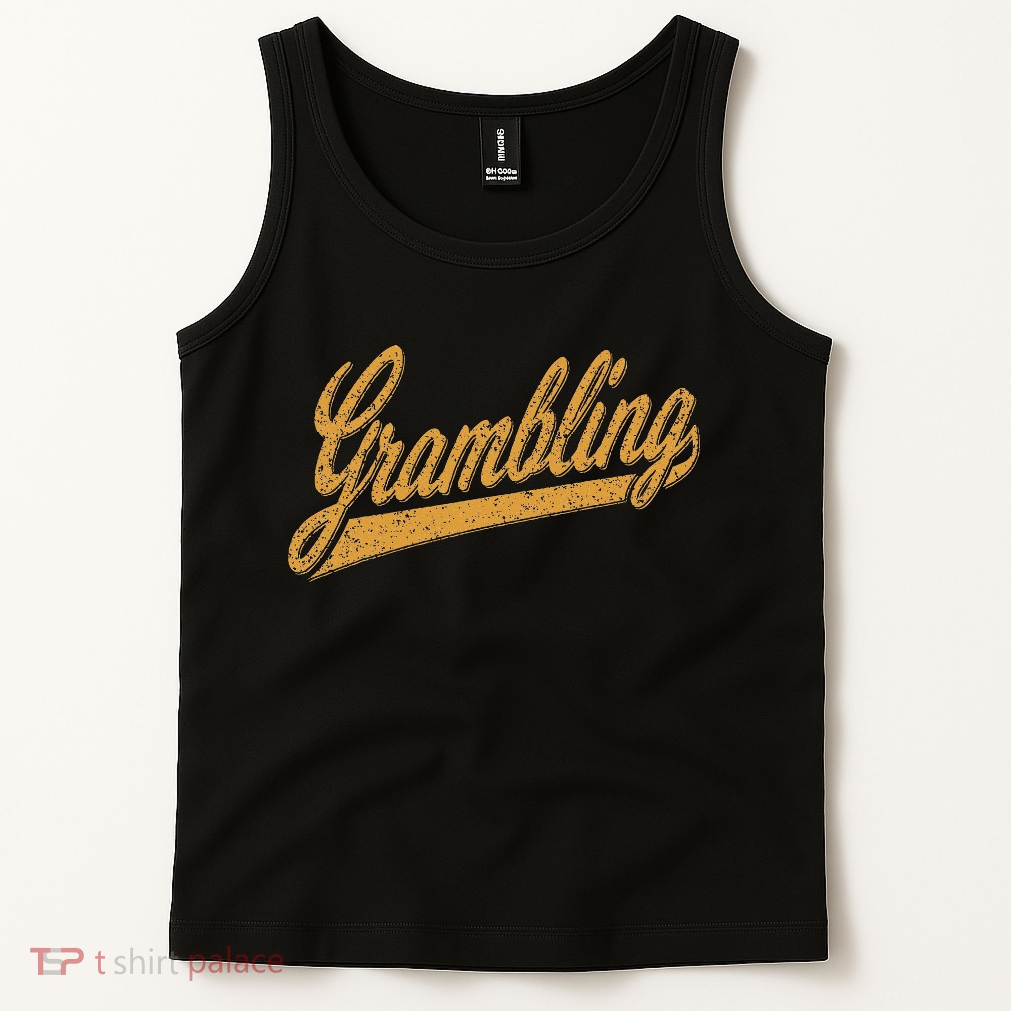 City Of Grambling La Varsity Script Sports Jersey Style Tank Top