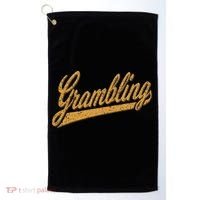 City Of Grambling La Varsity Script Sports Jersey Style Golf Towel thumb 0