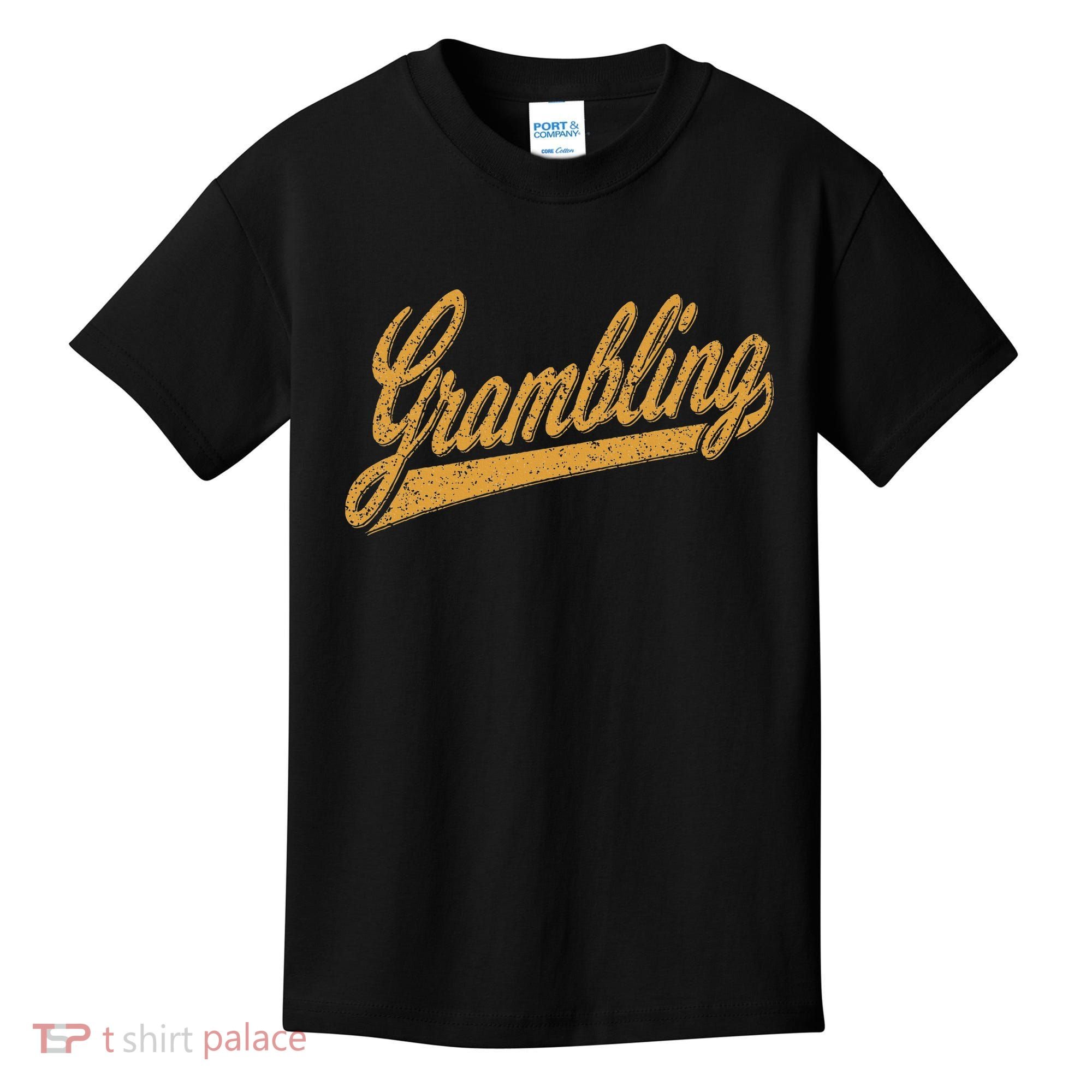 City Of Grambling La Varsity Script Sports Jersey Style Kids T-Shirt