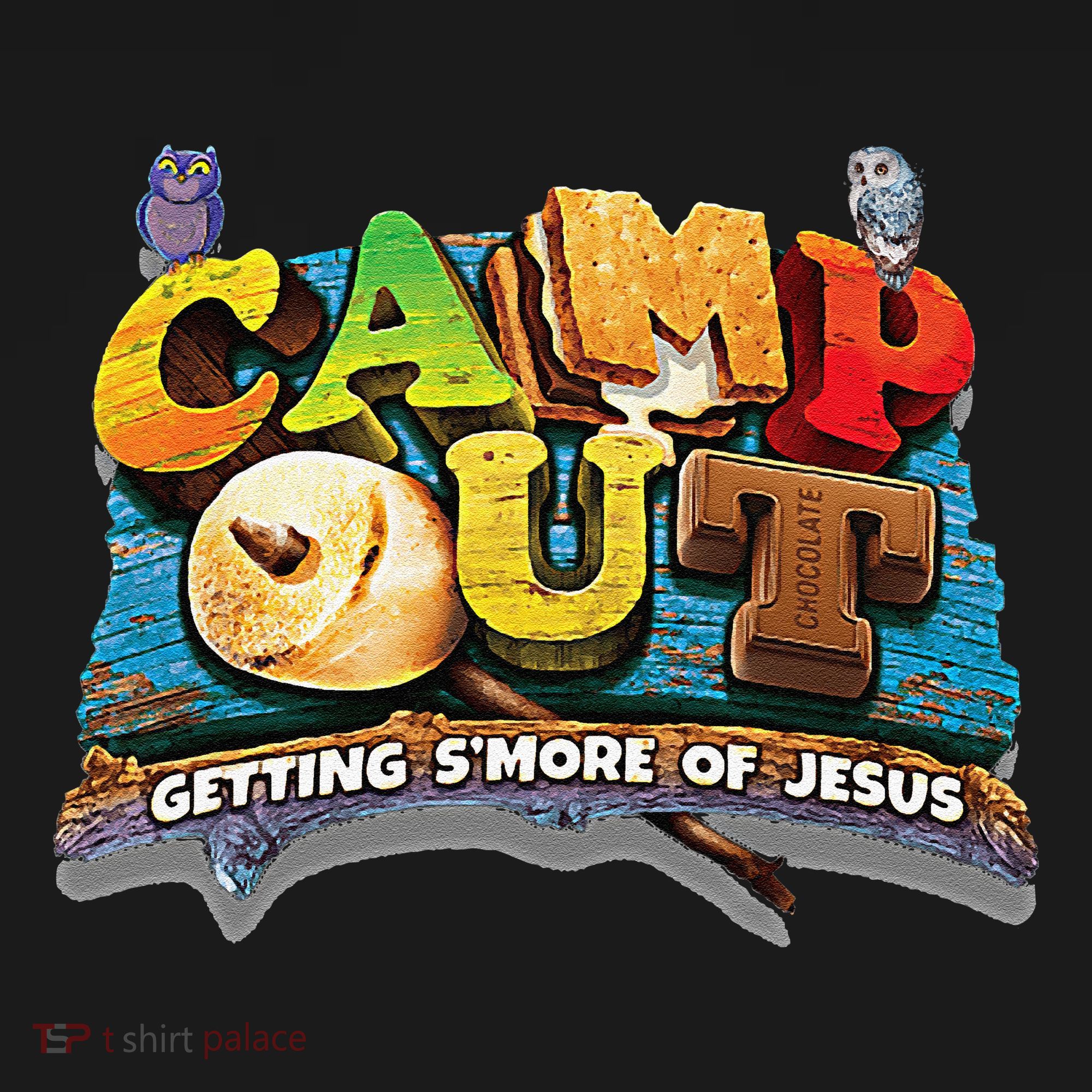 Camp Out Getting Smore Of Jesus. A Cool Summer!! Bucket Hat