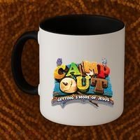 Camp Out Getting Smore Of Jesus. A Cool Summer!! Coffee Mug thumb 2