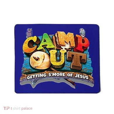 Camp Out Getting Smore Of Jesus. A Cool Summer!! Mousepad