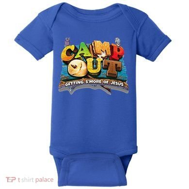 Camp Out Getting Smore Of Jesus. A Cool Summer!! Baby Bodysuit