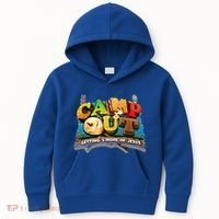 Camp Out Getting Smore Of Jesus. A Cool Summer!! Kids Hoodie thumb 0