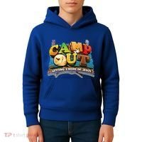 Camp Out Getting Smore Of Jesus. A Cool Summer!! Kids Hoodie thumb 4
