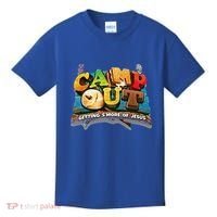 Camp Out Getting Smore Of Jesus. A Cool Summer!! Kids T-Shirt thumb 0