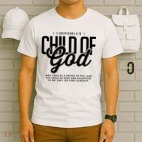 Child Of God – Inspirational Christian Faith T-Shirt thumb 6