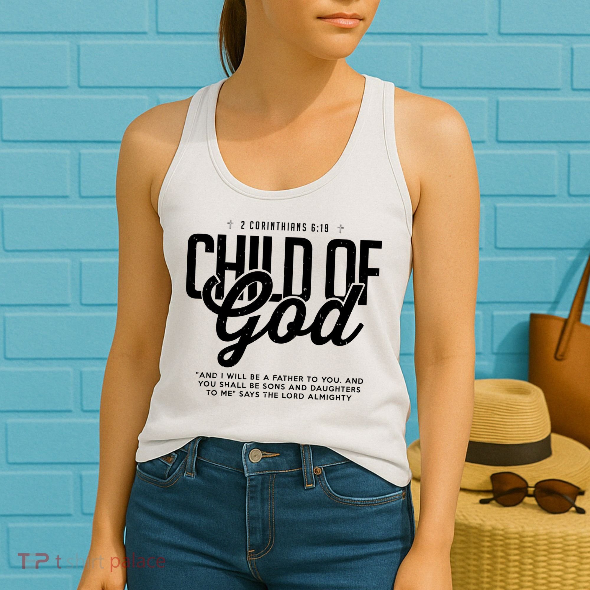 Child Of God – Inspirational Christian Faith Women's Tank Top