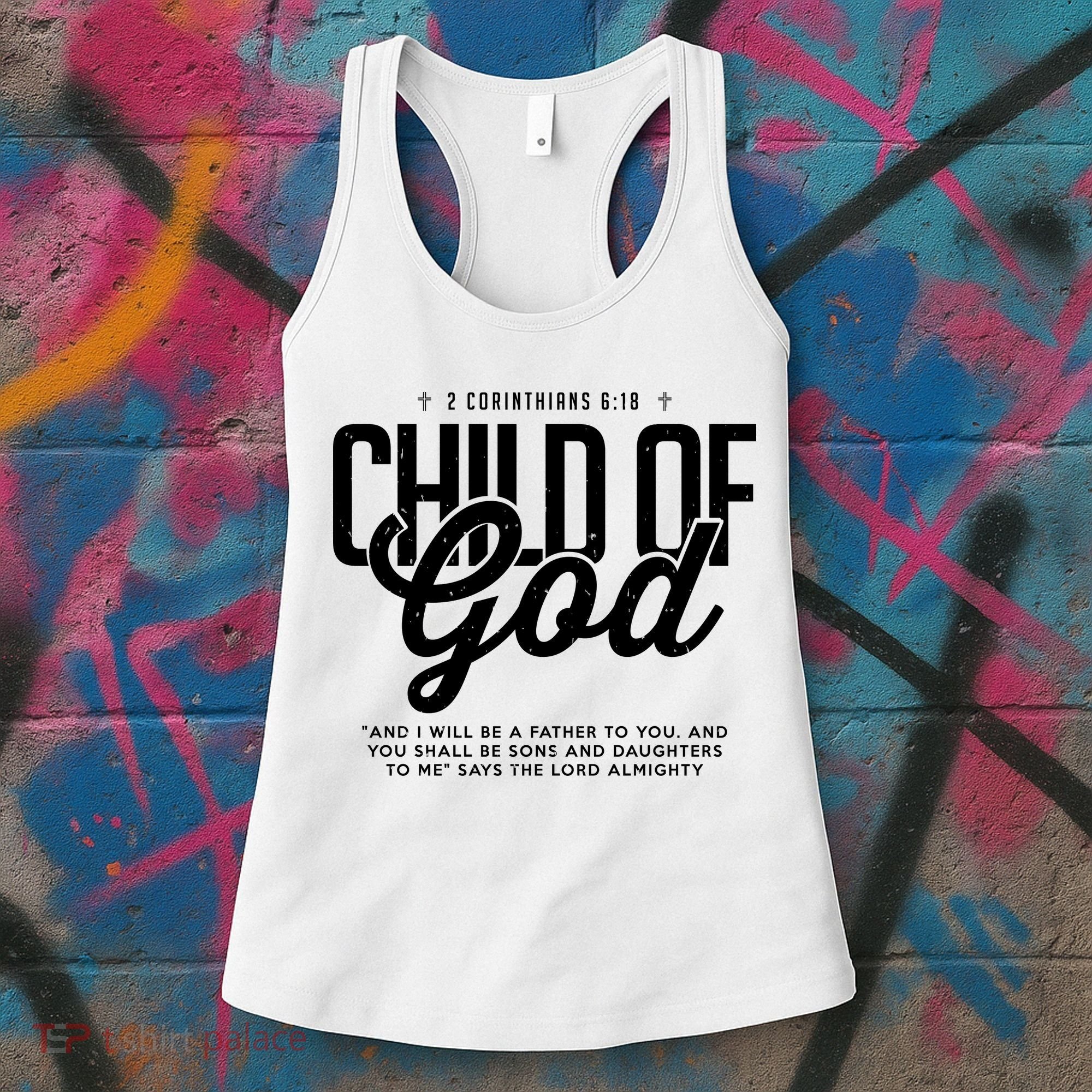 Child Of God – Inspirational Christian Faith Women's Tank Top