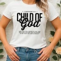 Child Of God – Inspirational Christian Faith Women's T-Shirt thumb 2