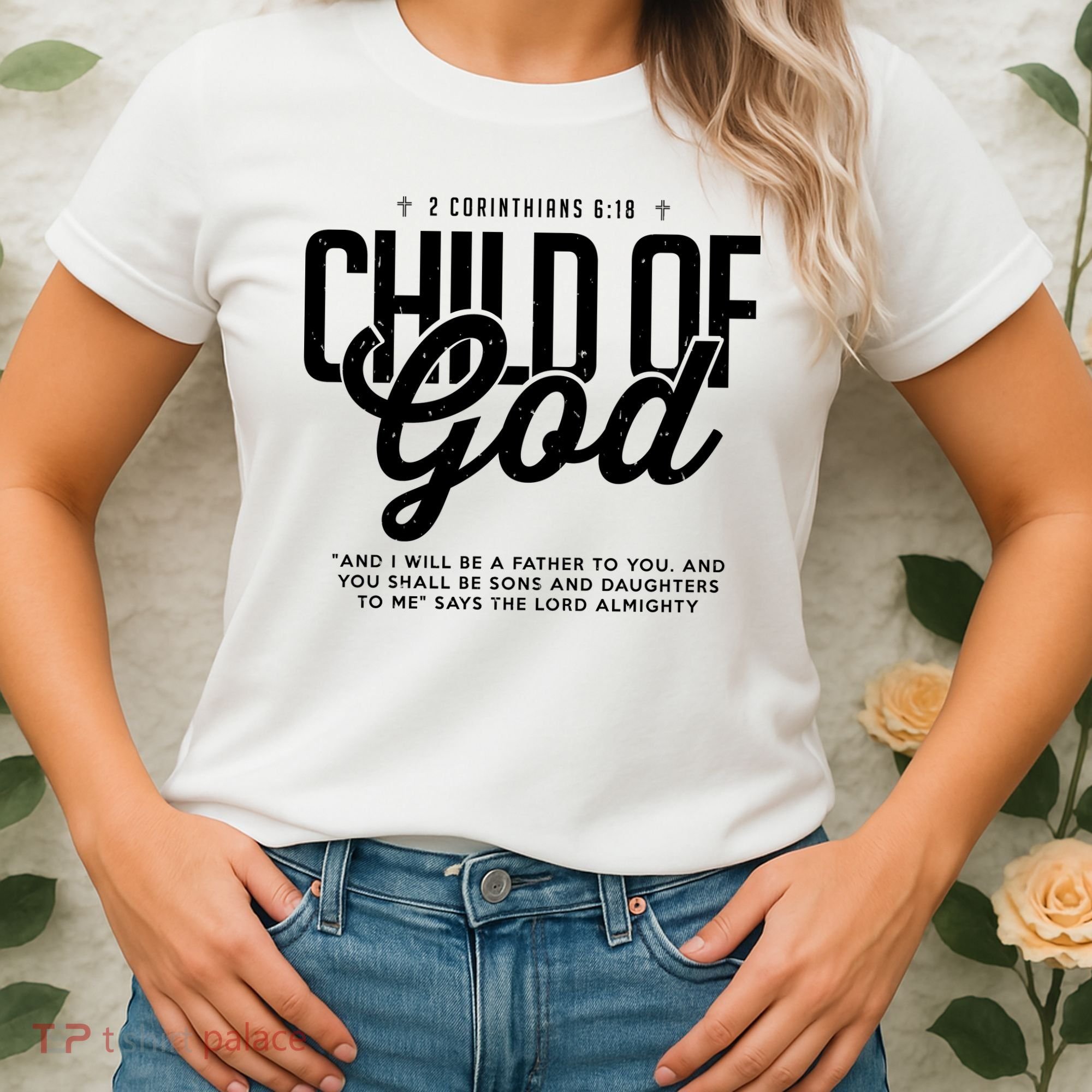 Child Of God – Inspirational Christian Faith Women's T-Shirt