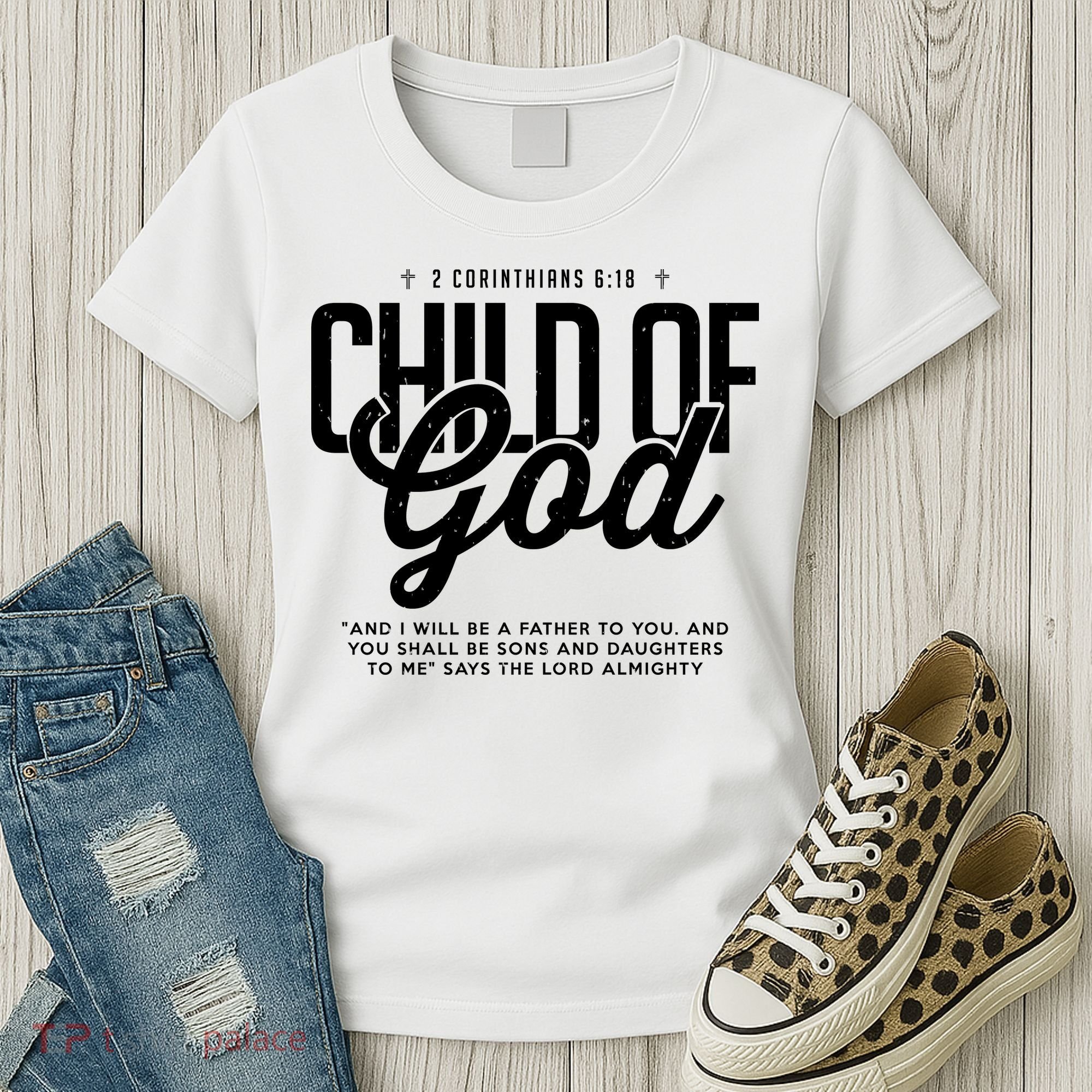 Child Of God – Inspirational Christian Faith Women's T-Shirt