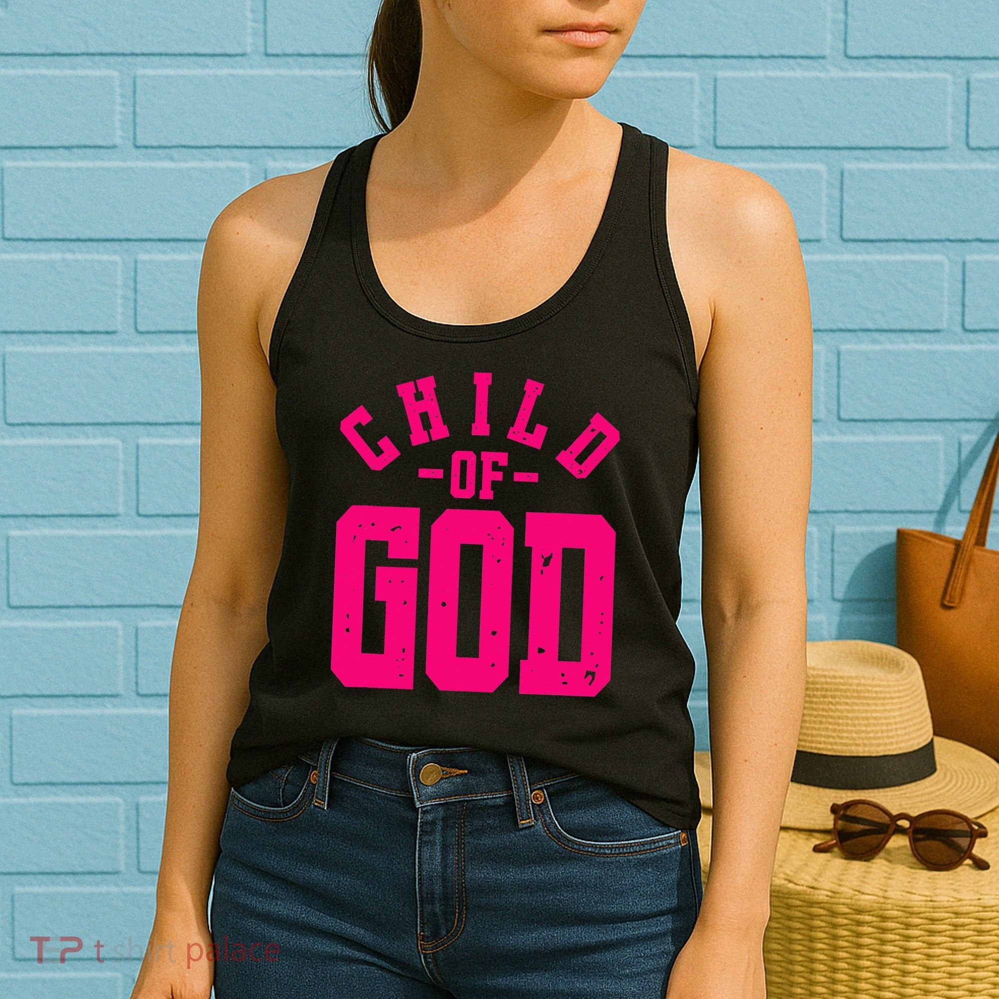 Child Of God Christian Faith Inspirational Bold Hot Women's Tank Top
