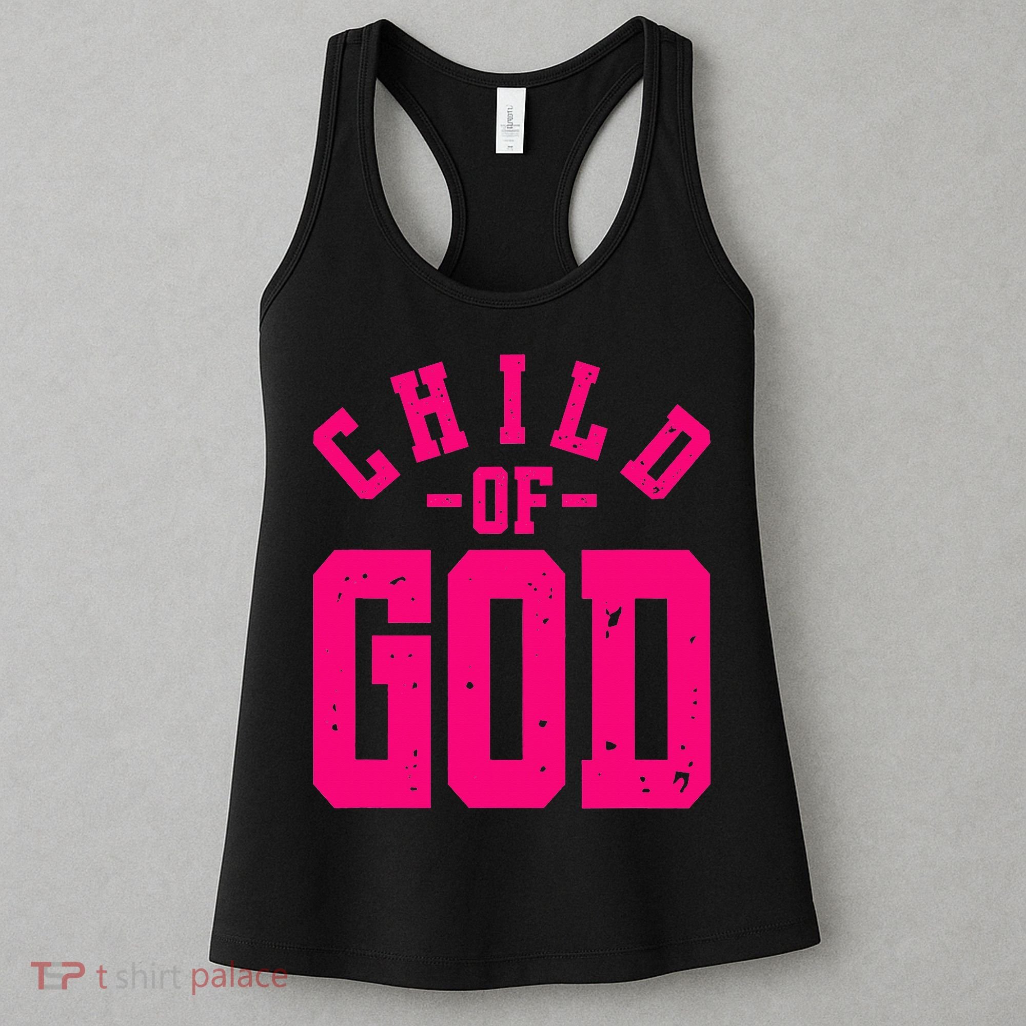 Child Of God Christian Faith Inspirational Bold Hot Women's Tank Top