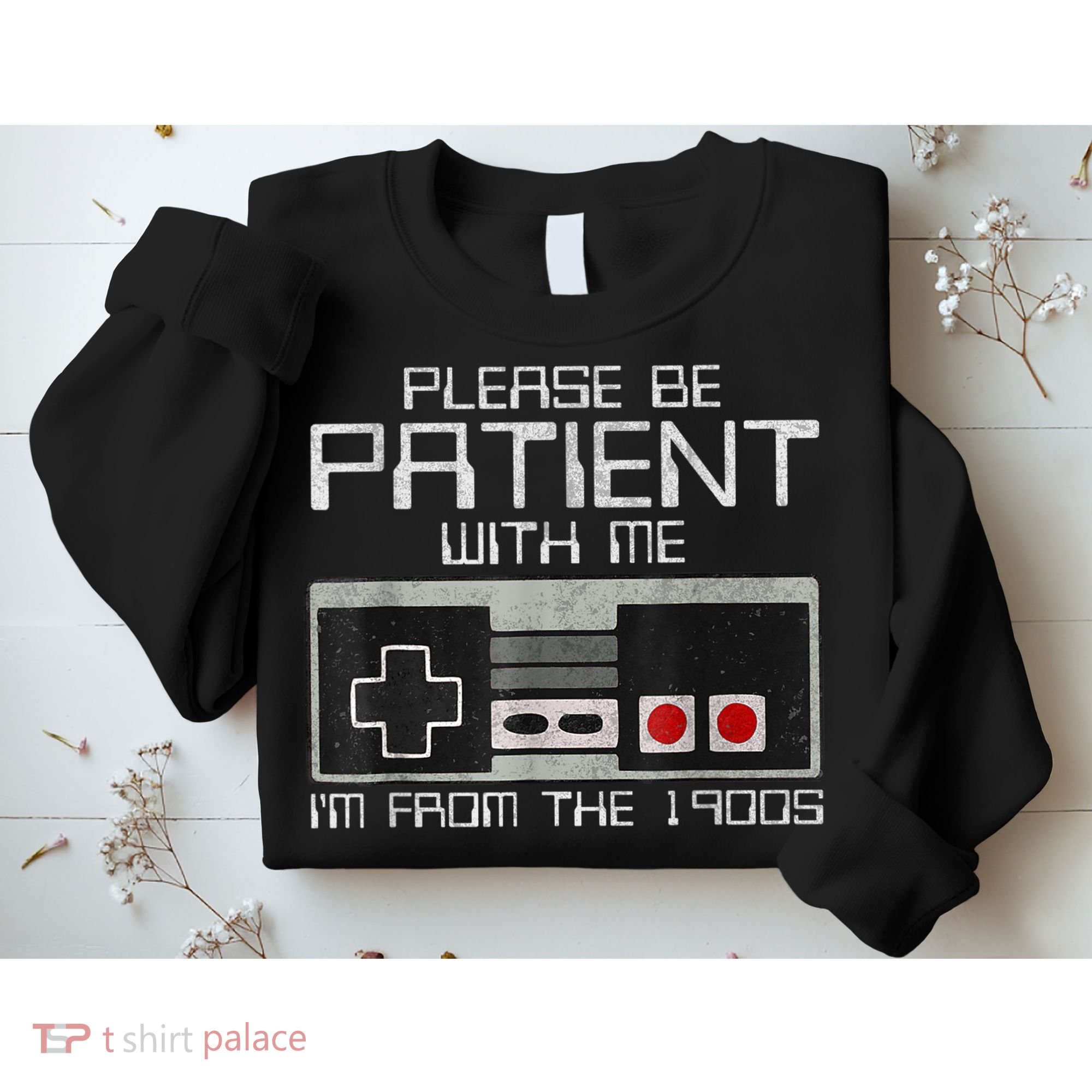 Cute Old Gamer Please Be Patient With Me Im From The 1900s Gift Sweatshirt