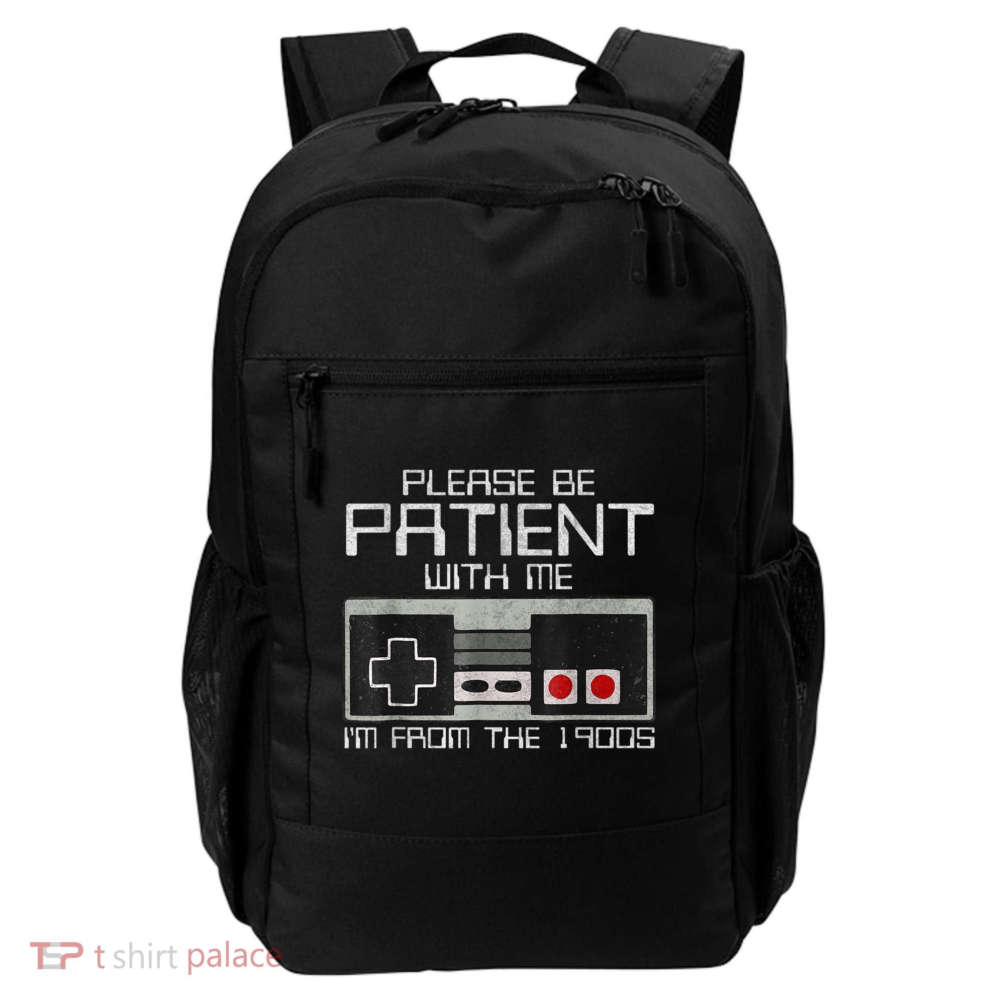 Cute Old Gamer Please Be Patient With Me Im From The 1900s Gift Backpack