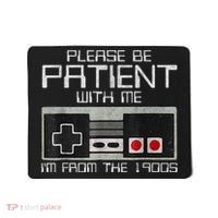 Cute Old Gamer Please Be Patient With Me Im From The 1900s Gift Mousepad thumb 0