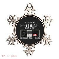 Cute Old Gamer Please Be Patient With Me Im From The 1900s Gift Ornament thumb 0