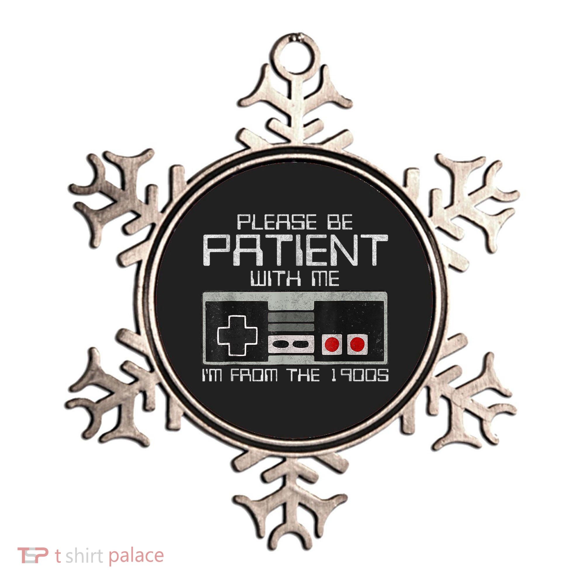 Cute Old Gamer Please Be Patient With Me Im From The 1900s Gift Ornament