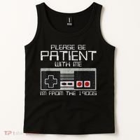 Cute Old Gamer Please Be Patient With Me Im From The 1900s Gift Tank Top thumb 2