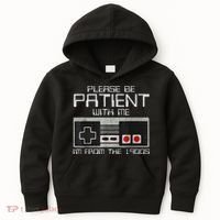 Cute Old Gamer Please Be Patient With Me Im From The 1900s Gift Kids Hoodie thumb 0