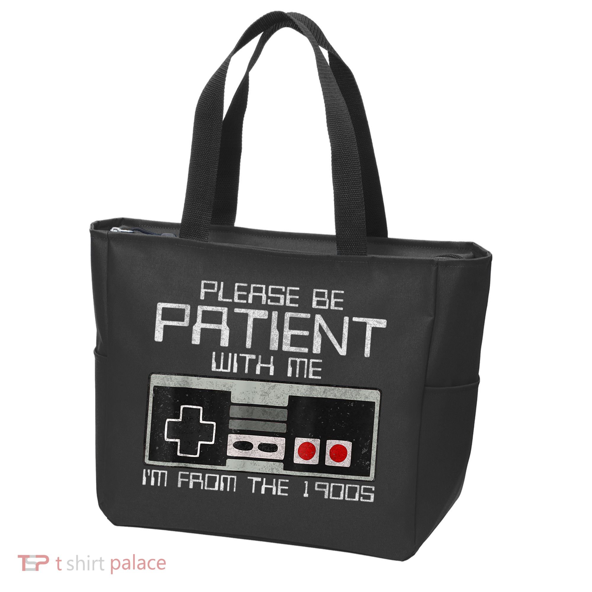 Cute Old Gamer Please Be Patient With Me Im From The 1900s Gift Tote Bag