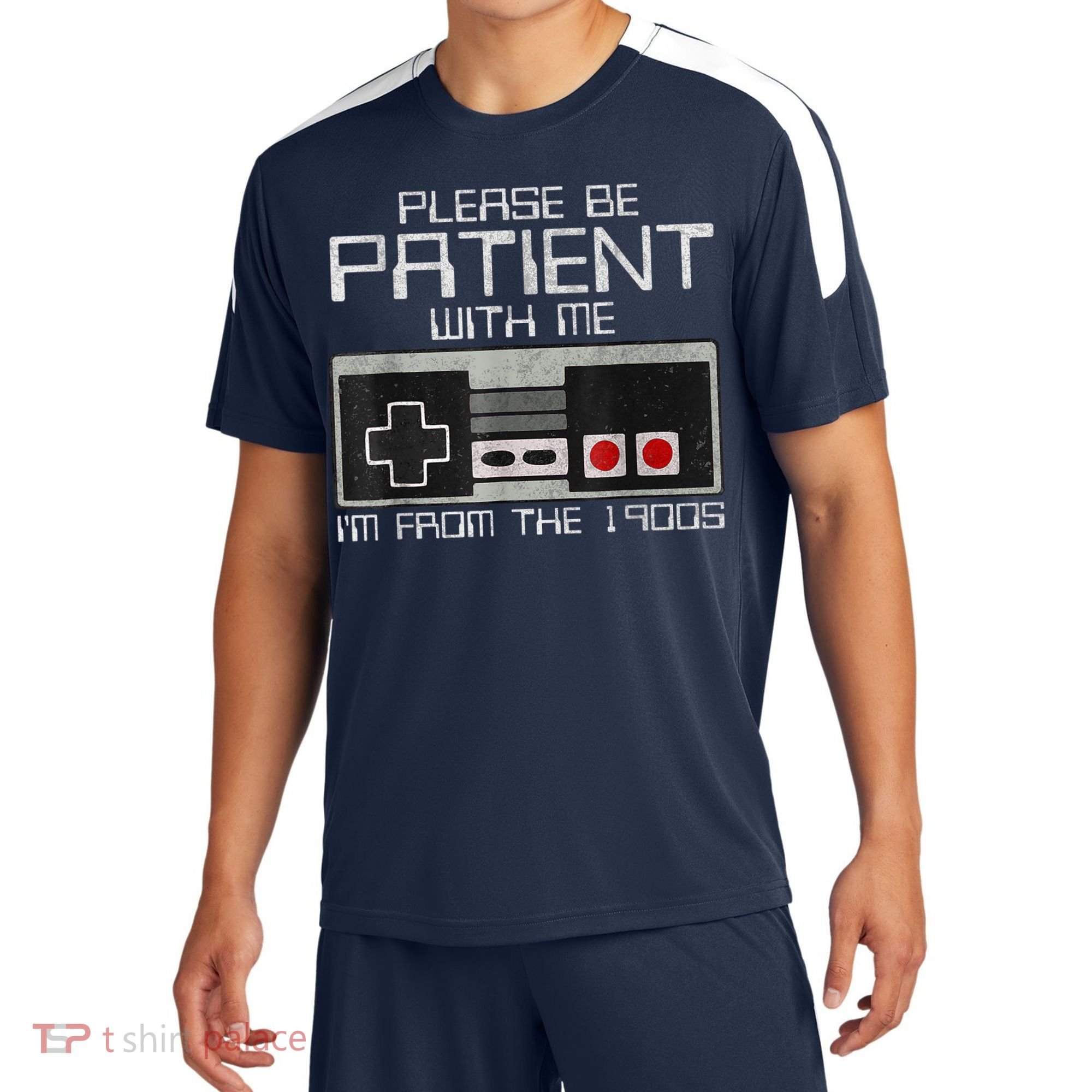 Cute Old Gamer Please Be Patient With Me Im From The 1900s Gift Sport-Tek Competitor United Soccer Jersey