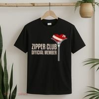 Cool Open Heart Surgery Art Zipper Club Recovery T-Shirt thumb 2