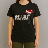 Cool Open Heart Surgery Art Zipper Club Recovery T-Shirt thumb 4