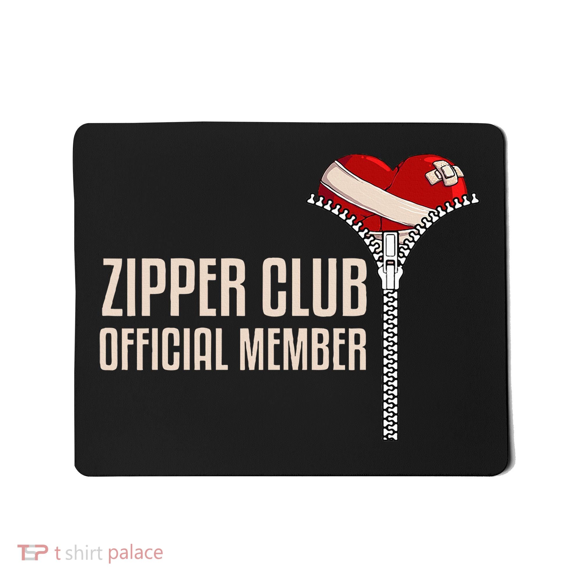 Cool Open Heart Surgery Art Zipper Club Recovery Mousepad