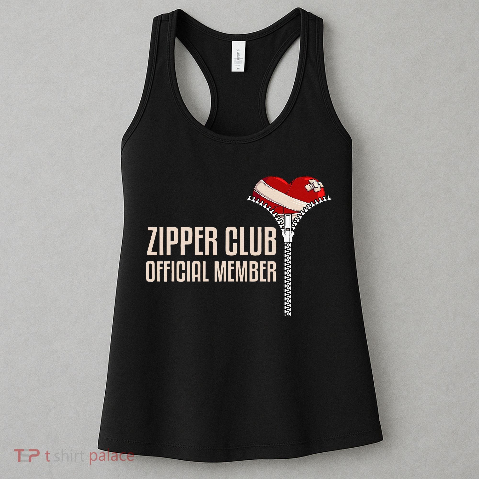 Cool Open Heart Surgery Art Zipper Club Recovery Women's Tank Top