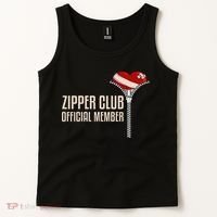 Cool Open Heart Surgery Art Zipper Club Recovery Tank Top thumb 2