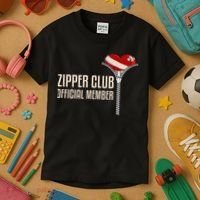 Cool Open Heart Surgery Art Zipper Club Recovery Kids T-Shirt thumb 3