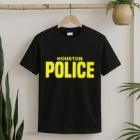 City Of Houston Police Officer Texas Policeman Uniform Duty T-Shirt thumb 2