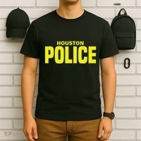 City Of Houston Police Officer Texas Policeman Uniform Duty T-Shirt thumb 6
