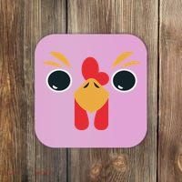 Chicken Outfit House Chicken Costume Chicken Halloween Coaster thumb 0