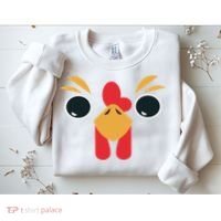 Chicken Outfit House Chicken Costume Chicken Halloween Sweatshirt thumb 2