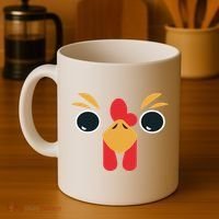 Chicken Outfit House Chicken Costume Chicken Halloween Coffee Mug thumb 4