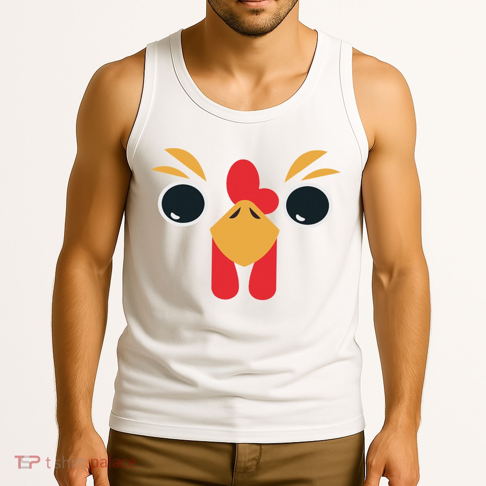 Chicken Outfit House Chicken Costume Chicken Halloween Tank Top