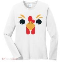Chicken Outfit House Chicken Costume Chicken Halloween Women's Long Sleeve Shirt thumb 0