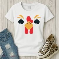 Chicken Outfit House Chicken Costume Chicken Halloween Women's T-Shirt thumb 3