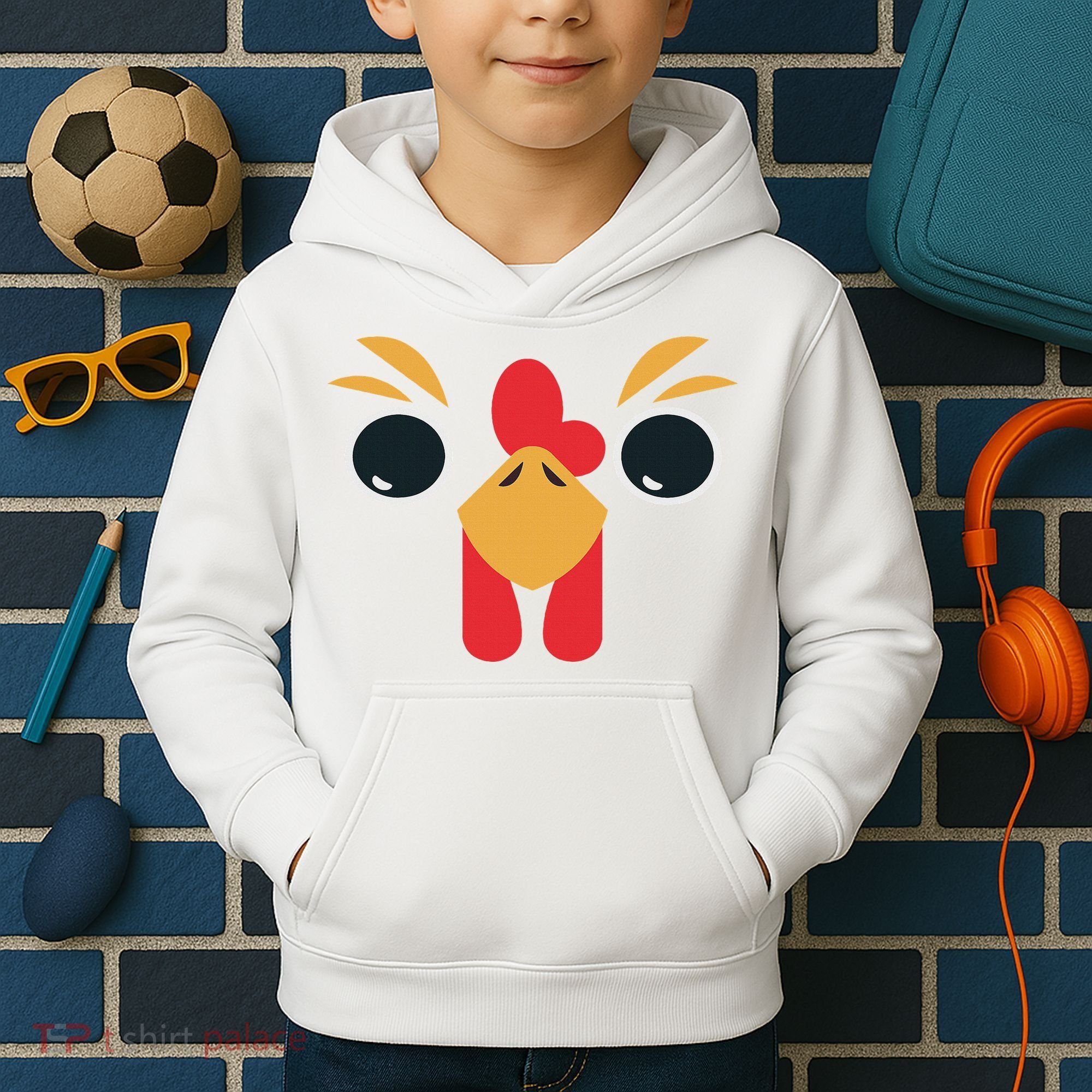 Chicken Outfit House Chicken Costume Chicken Halloween Kids Hoodie