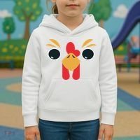 Chicken Outfit House Chicken Costume Chicken Halloween Kids Hoodie thumb 3