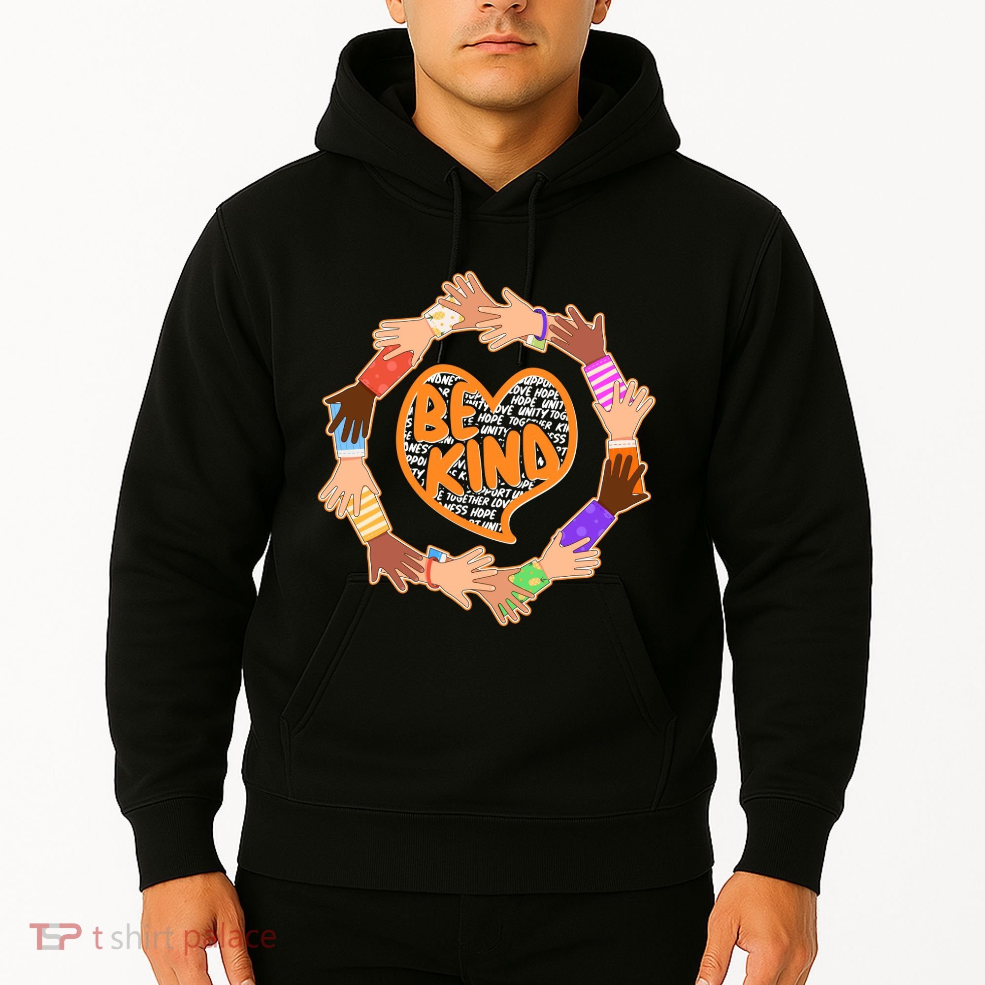Circle Of Hands Be Kind Hoodie