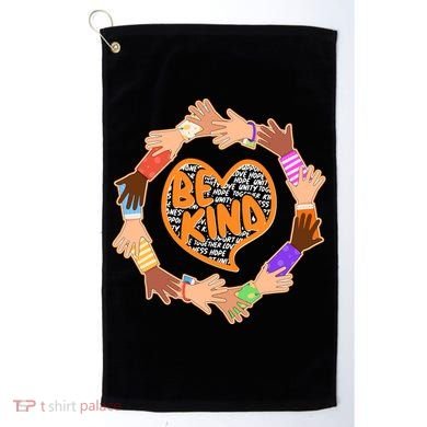 Circle Of Hands Be Kind Golf Towel